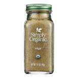 Simply Organic - Sage Leaf - Organic - Ground - 1.41 oz