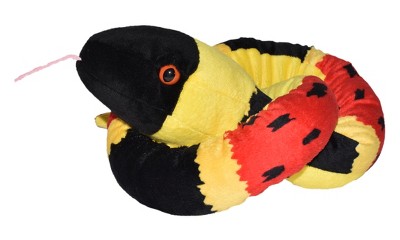 Wild Republic Plush Snake Coral Snake Stuffed Animal, 54 Inches : Target