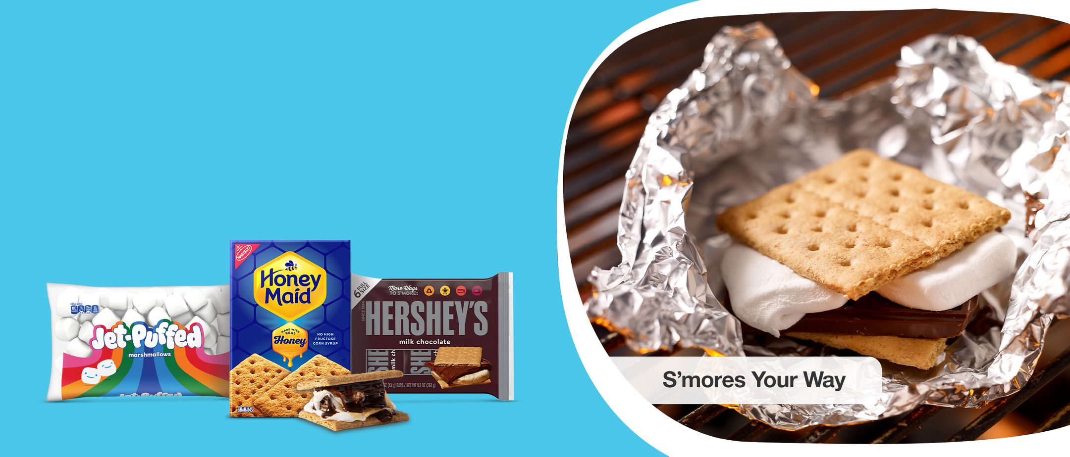 S’mores Charcuterie
Easy Oven S’mores
S’mores Dip