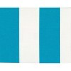 Set of 2 16" x 16" Outdoor Throw Pillows Washed Turquoise White - Jordan Manufacturing: Water & UV Resistant Patio Cushions - 2 of 4