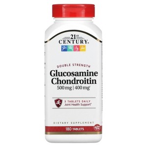 21st Century Glucosamine Chondroitin, Double Strength, 180 Tablets - 1 of 2