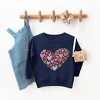 The Juniper Shop Heart Of Hearts Toddler Graphic Sweatshirt - 2 of 2