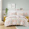 Urban Habitat Maisie Floral Reversible Cotton Duvet Cover Set with Throw Pillow Purple - 4 of 4