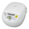 Tiger JBV-S18U 10-Cup 4-in-1 Rice Cooker (White) with Washing Bowl and Spoon - 2 of 4