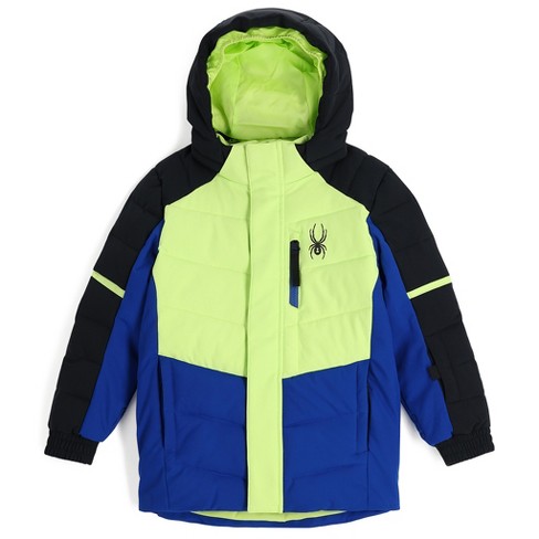 Spyder Toddler Boys Impulse Synthetic Down Ski Jacket, Lime Ice