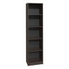 Slim Bookcase with Contemporary Style and Fixed Shelves, 71in Vertical Design for Small Spaces-3irtyhousy - 3 of 4