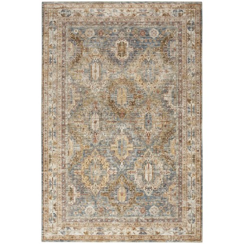 Nourison Petra Oramental Indoor Rug Blue 7'10