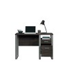 GlasFlength Desks Computer Desk Office Desk Writing Table Desk with Drawers Cabinet for Small Space Home Office, Brown, 45"*17.99"*29.65" - 4 of 4