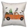 Creative Products Orange Halloween Truck 18 x 18 Indoor / Outdoor Pillow - 2 of 3