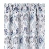 Kate Aurora Contemporary Influencer 2 Piece Water Color Damask Medallion Rod Pocket Window Curtain Panels - 3 of 4
