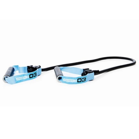 Escape Fitness Lightweight Mutli Function Elastic Power 03 Tubes For Conditioning Flexibility And Cardio Blue Target