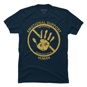 Men's Design By Humans Service Animal By TenkenNoKaiten T-Shirt - 1 of 4