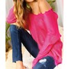 Women's Frayed Light Weight Sweater - Mainstrip - 2 of 4