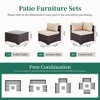 UPHA 9-Piece Rattan Patio Sofa Conversation Set with Cushions - 3 of 4
