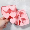 Kitcheniva Heart-Shaped Silicone Mold Tray – 1 Pc for Ice Cubes, Candy, Chocolate, Jelly & More - 3 of 4