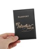 Unique Bargains Letters Design Passport Holder 1 Pc - 3 of 4