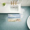 Stupell Industries Chair View On Serene Beach Printed Plush Bath Mat And Bath Rug, Design By Kim Allen, 18"X30" - 3 of 4