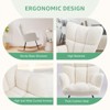 Musment Teddy Upholstered Glider Rocker with High Backrest, Reading Chair Modern Rocking Accent Chairs Glider Recliner for Living Room - 2 of 4