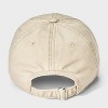 Men's Western Boot Cotton Baseball Hat - Mighty Fine Tan - 3 of 4