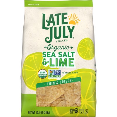 Late July Restaurant Style Sea Salt & Lime - 10.1oz