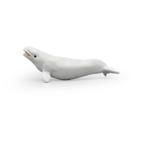 Collectible Wildlife Gifts | Beluga Whale, Very Nice Plastic Replica  2 1/2 inches long  -  F3504 B67 - 1 of 4