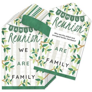 Big Dot of Happiness Family Tree Reunion - Family Gathering Party Game Pickle Cards - Conversation Starters Pull Tabs - Set of 12 - 1 of 4