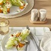 3pc Marble Salt and Pepper Shakers Warm Beige - Hearth & Hand™ with Magnolia - 2 of 3