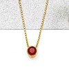 Ross-Simons 0.60 Carat Ruby Necklace in 18kt Gold Over Sterling Size - 3 of 4