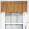 RLF Home Serrated Window Treatment Regal Premium Quality Valance 3" rod pocket 50" x 17" Aloe - 2 of 3