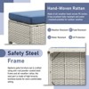 Gymojoy Outdoor Patio Footstool Ottomans with Cushion - 4 of 4
