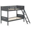 Twin Over Twin Bunk Bed with Built-in Ladder - 3 of 4