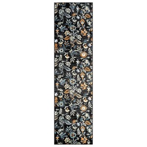 World Rug Gallery Beige Multi Vine Floral Indoor Area Rug - 1 of 4