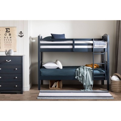 Blueberry Coastal 4-Drawer Chest with Rope Handle