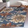 Giglio Modern Botanical Flower Area Rug - JONATHAN Y - 3 of 4