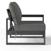 WestinTrends Montara Outdoor Patio HDPE Right Arm Facing Sectional Corner Chair with Patio Cushions - 4 of 4