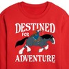 Disney Merida & Angus Destined for Adventure Cropped Long Sleeve Crew Neck Sweatshirt - Red - X-Large - 2 of 3
