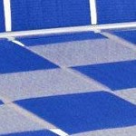 blue and white