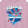 Women's - Instant Message - Freedom Dove Graphic Racerback Tank - 2 of 4