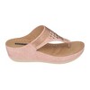 GC Shoes Kiara Embellished Comfort Slide Wedge Sandals - 2 of 4