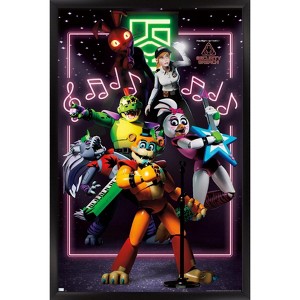 Trends International Five Nights at Freddy's: Security Breach - The Band Framed Wall Poster Prints - 1 of 4