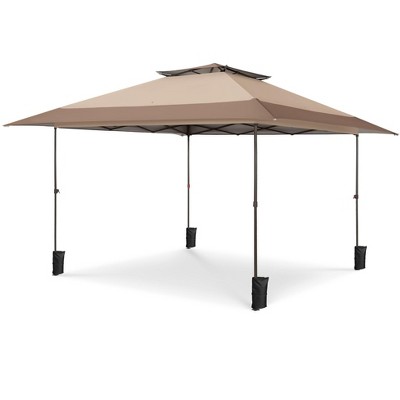 Captiva Designs 13’ x 13’ Pop-Up Canopy Tent - Instant Outdoor Shade with Easy One-Person Setup