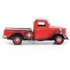 Model Kit 1937 Ford Pickup Truck Red and Black (Moderate Difficulty) Steel Model by Metal Earth - 2 of 4