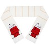 Peanuts Women's Snoopy Red Dog House Winter Cuff Knit Beanie Hat and Scarf Set - 4 of 4