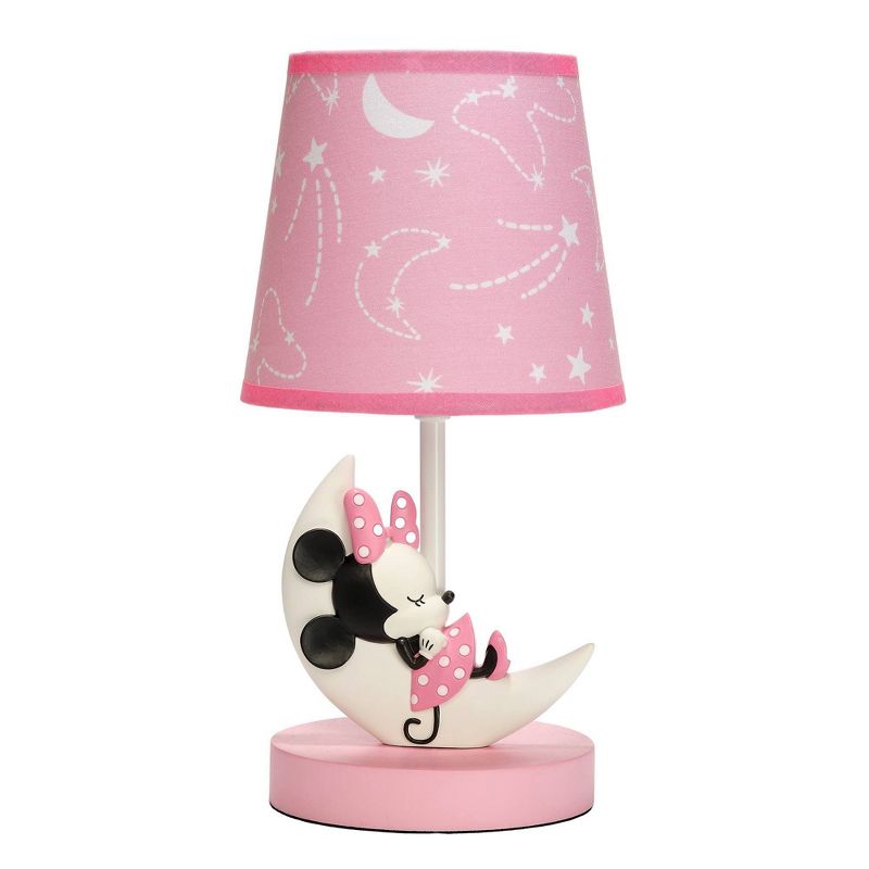 Lambs &#38; Ivy Minnie Mouse Lamp with Shade (Includes CFL Light Bulb), 1 of 4