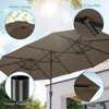 Sonkuki 13 x 7.2Ft Double-Sided Patio Umbrella with Large Canopy Outdoor Table Umbrella for Garden, deck and pool - 4 of 4
