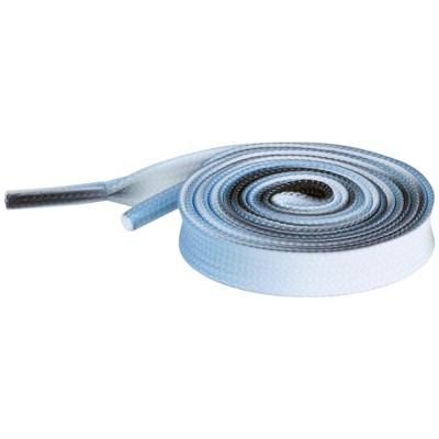 black, blue and white