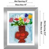 Americanflat Kids Art Frame 10x12.5 inches with 8.5x11 inches Mat - Composite Wood And Glass - Holds 100 Artworks - 2 of 4
