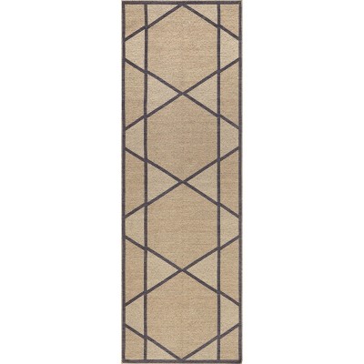 Nuloom Runa Lattice Easy-Jute Machine Washable Indoor Area Rug