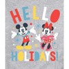 Men's - Disney - Mickey and Minnie Hello Holidays Graphic Fleece Sweatshirt - 2 of 4