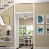 Hudson and Canal 9.25" Wide Semi Flush Mount with Glass Shade - 3 of 4